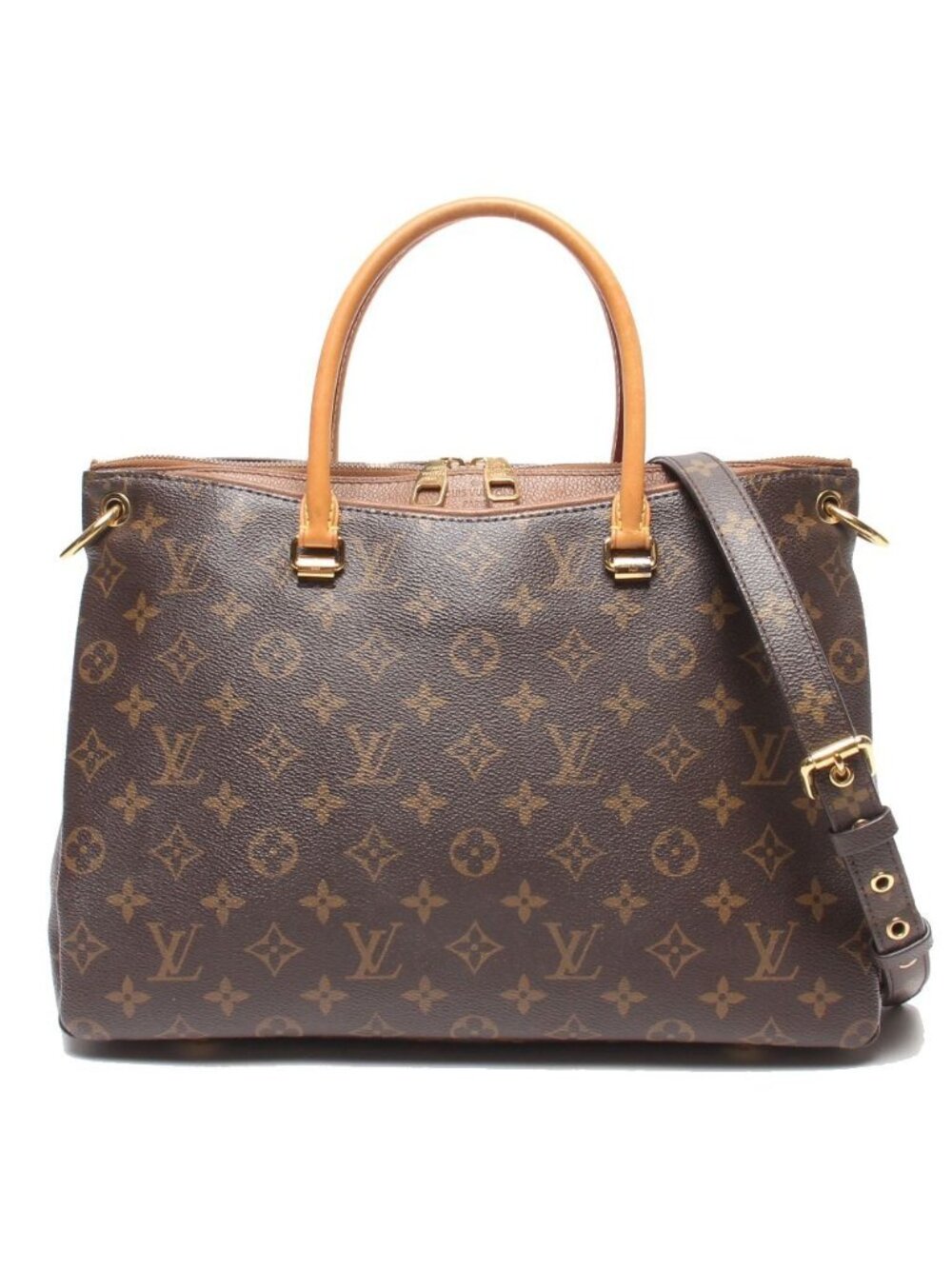 Louis Vuitton 2-Way Tote Shoulder Bag Pallas Monogram